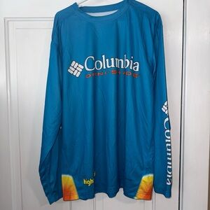 Columbia Teal Men's Shirt